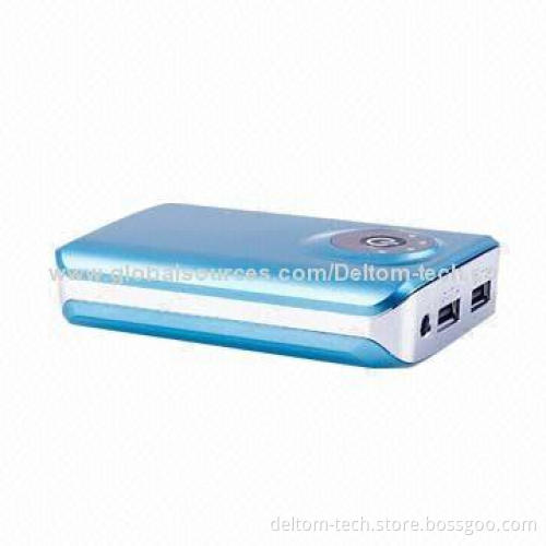 Power Bank, 4,000mAh Capacity, 5V DC, 2.1A Output Voltage